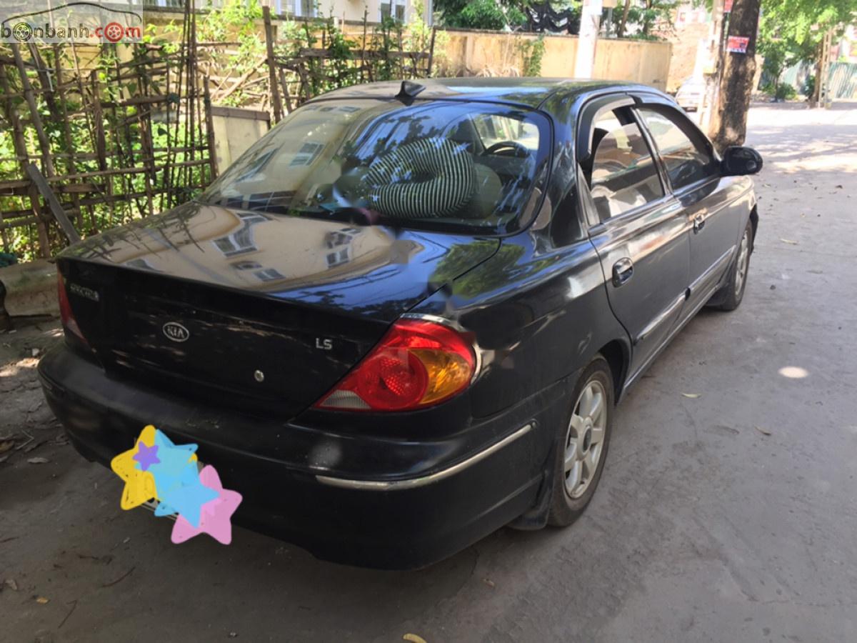 Kia Spectra 2003 - Cần bán Kia Spectra đời 2003, màu đen