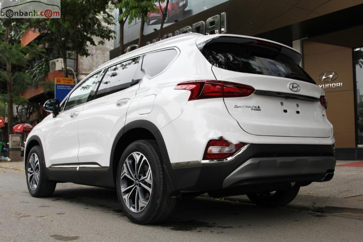 Hyundai Santa Fe Premium 2.4L HTRAC 2019 - Bán Hyundai Santa Fe Premium 2.4L HTRAC 2019, màu trắng