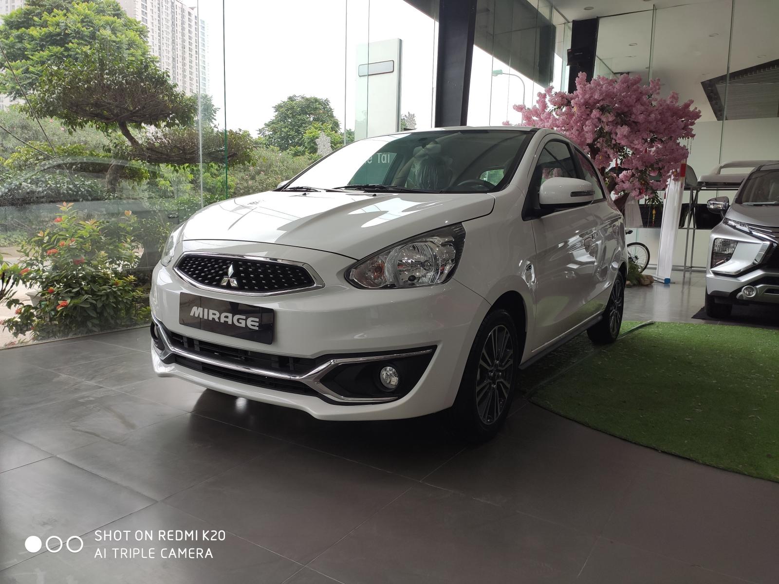 Mitsubishi Mirage 2019 - Xe Mitsubishi Mirage năm 2019, nhập khẩu giá rẻ màu trắng có sẵn