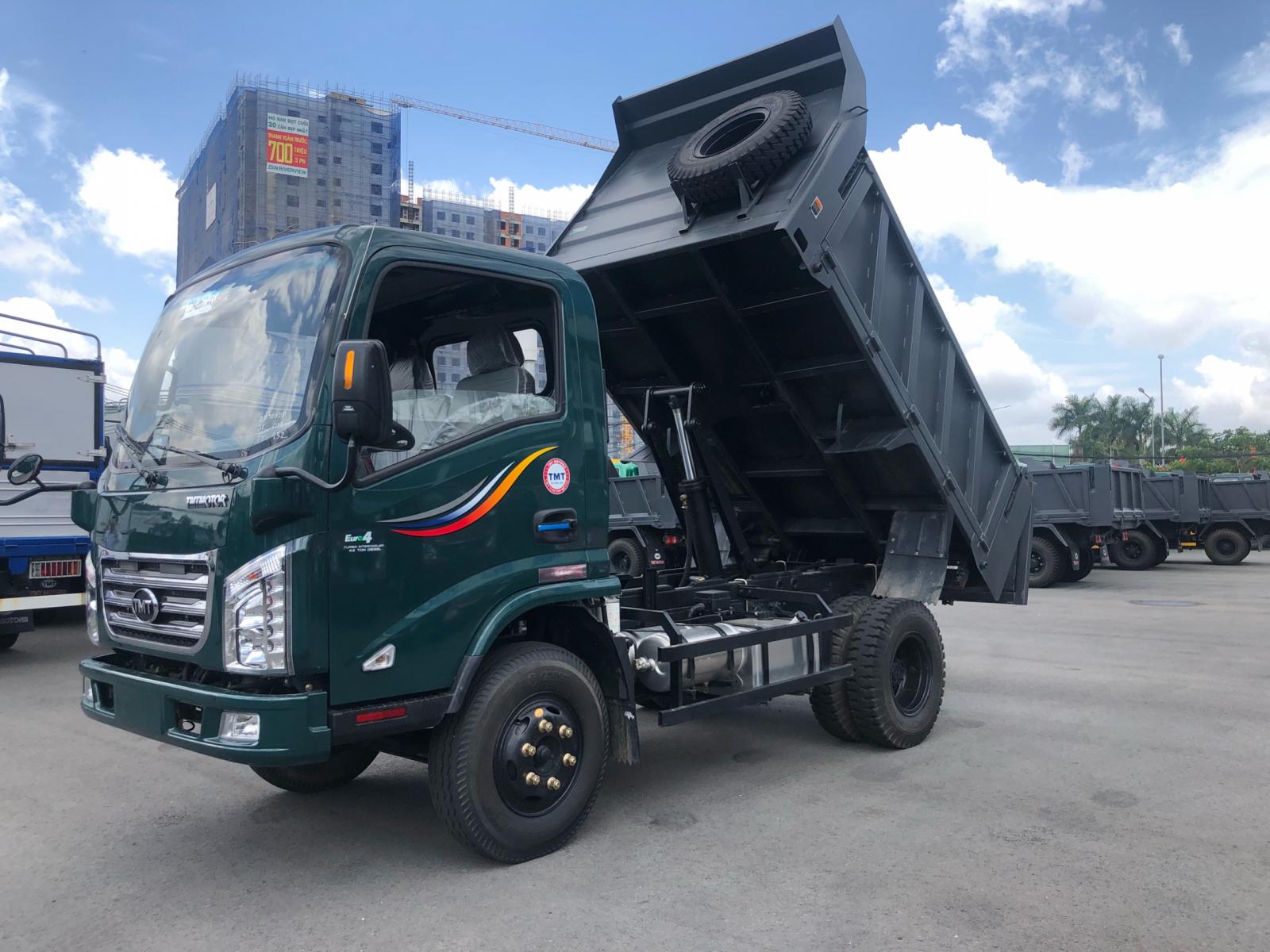 Fuso 2019 - Bán xe Cửu Long 3 - 5 tấn năm 2019, màu xanh lam, nhập khẩu  