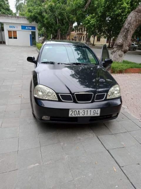 Daewoo Lacetti 2004 - Bán Daewoo Lacetti năm 2004, màu đen