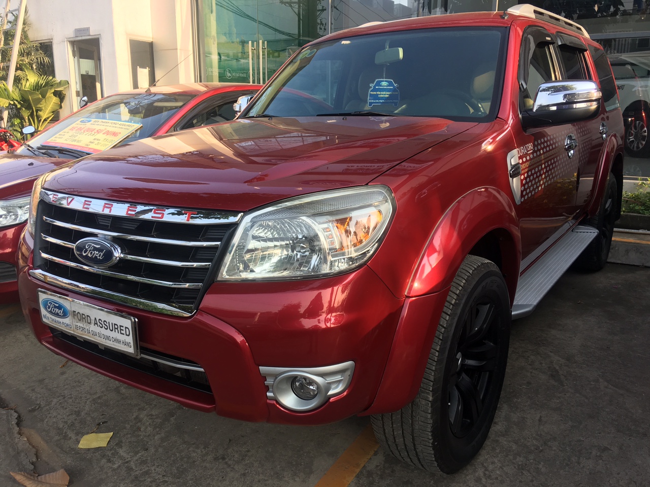 Ford Everest 2.5 L   2008 - Cần bán Ford Everest 2.5 L số tự động năm, sản xuất 2008, màu đỏ