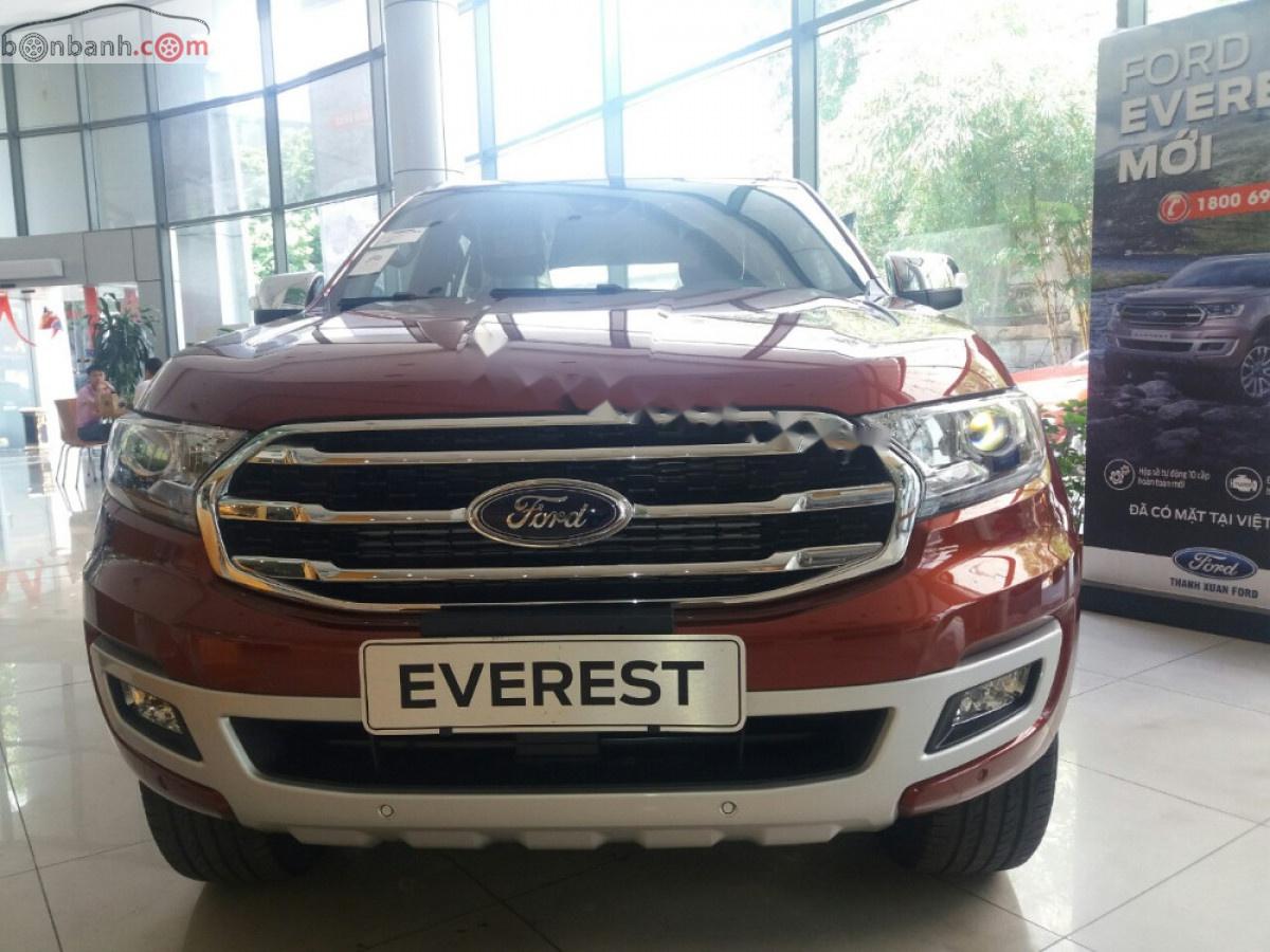 Ford Everest Titanium 2.0L 4x4 AT 2019 - Bán Ford Everest Titanium 2.0L 4x4 AT đời 2019, màu đỏ, xe nhập