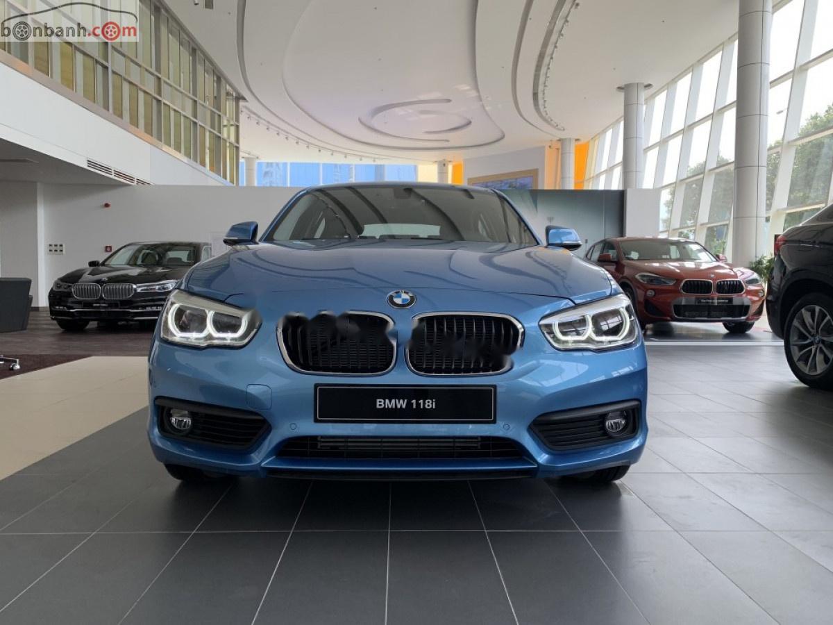 BMW 1 Series 118i 2018 - Bán xe BMW 118i 2018, màu xanh lam, xe nhập