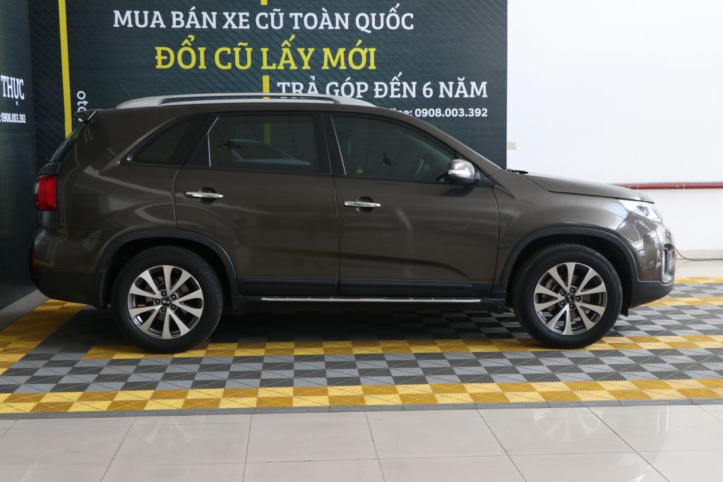 Kia Sorento DAT 2.2AT 2014 - Bán ô tô Kia Sorento DAT 2.2AT năm sản xuất 2014, màu nâu, giá chỉ 726 triệu