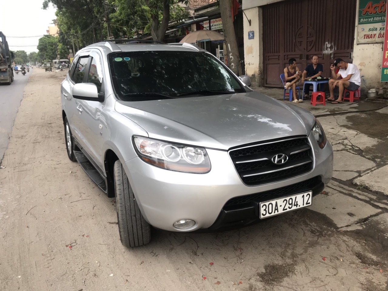 Hyundai Santa Fe 2007 - Bán santafe MLX đời 2007 máy dầu, số tự động, cửa nóc, 3 vùng điều hoà, xe đẹp, máy ngon không lỗi