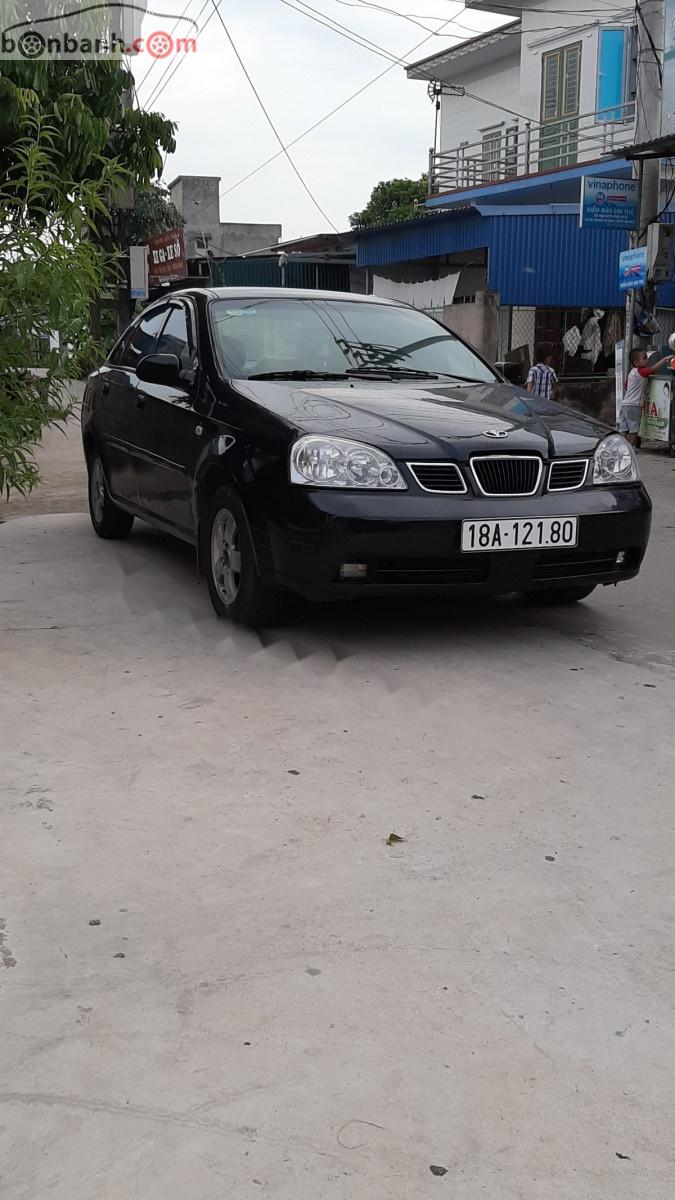 Daewoo Lacetti 2005 - Bán Daewoo Lacetti năm sản xuất 2005, màu đen, xe chạy ổn định