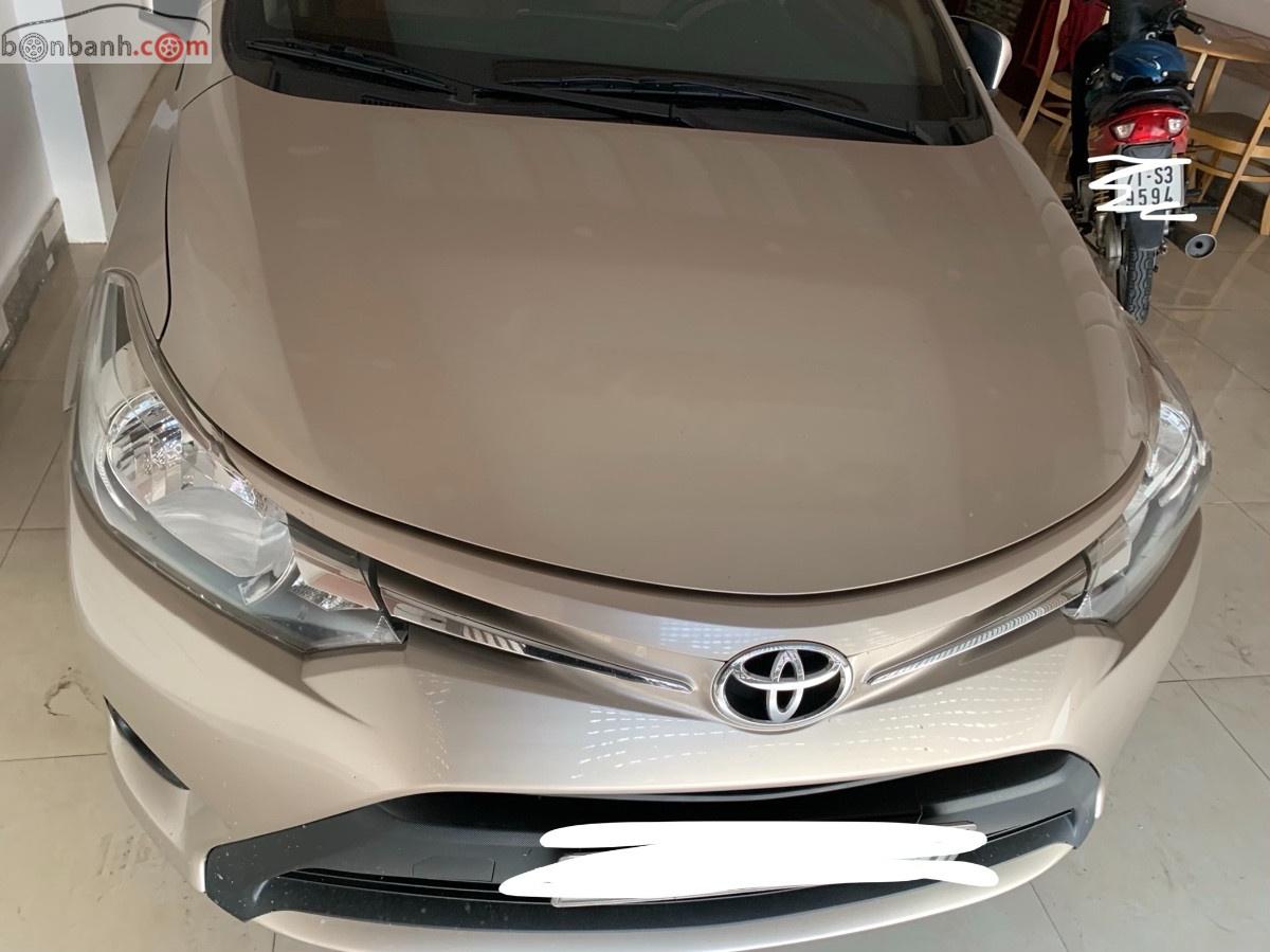 Toyota Vios 2014 - Bán ô tô Toyota Vios năm sản xuất 2014, màu nâu, 1 đời chủ, xe nghiêm chỉnh, không lỗi