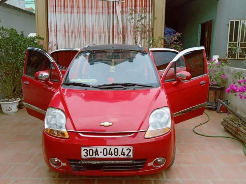 Chevrolet Spark   2009 - Bán Chevrolet Spark sản xuất năm 2009, màu đỏ, xe đẹp