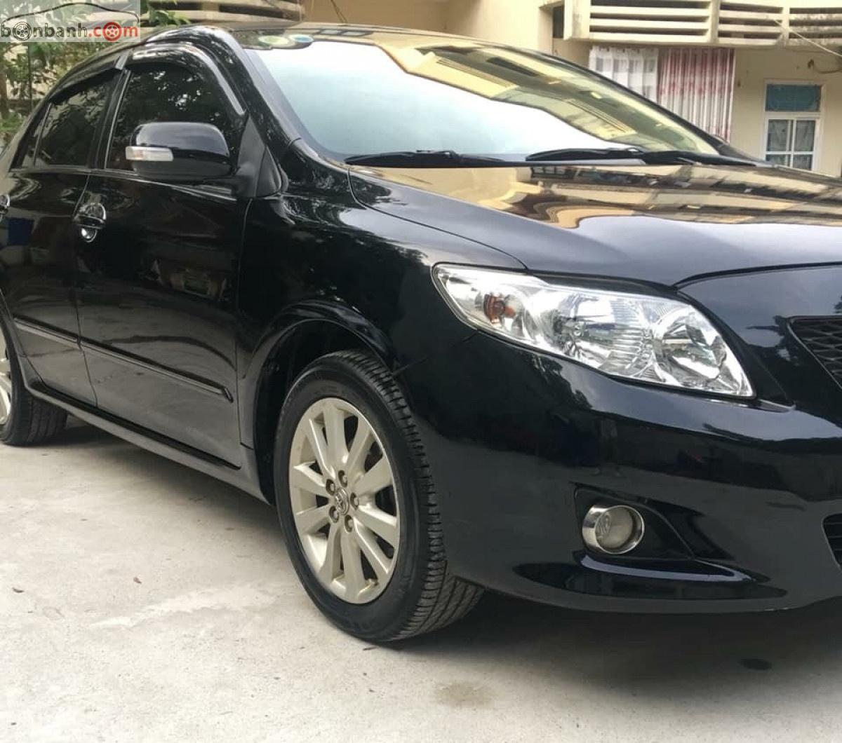 Toyota Corolla altis AT   2009 - Bán Toyota Corolla altis AT sản xuất năm 2009, màu đen, xe nhập, mọi thứ còn gần như nguyên bản