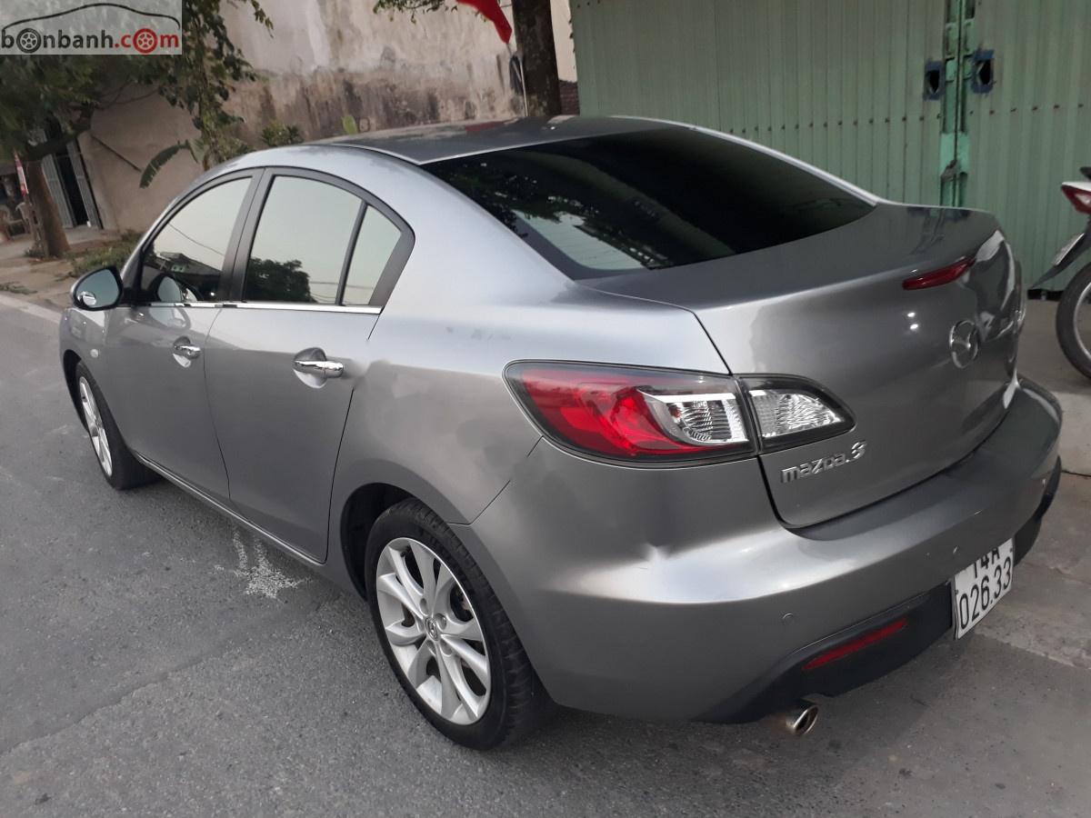 Mazda 3 1.6 AT 2011 - Cần bán lại xe Mazda 3 1.6 AT sản xuất năm 2011, màu xám, nhập khẩu 