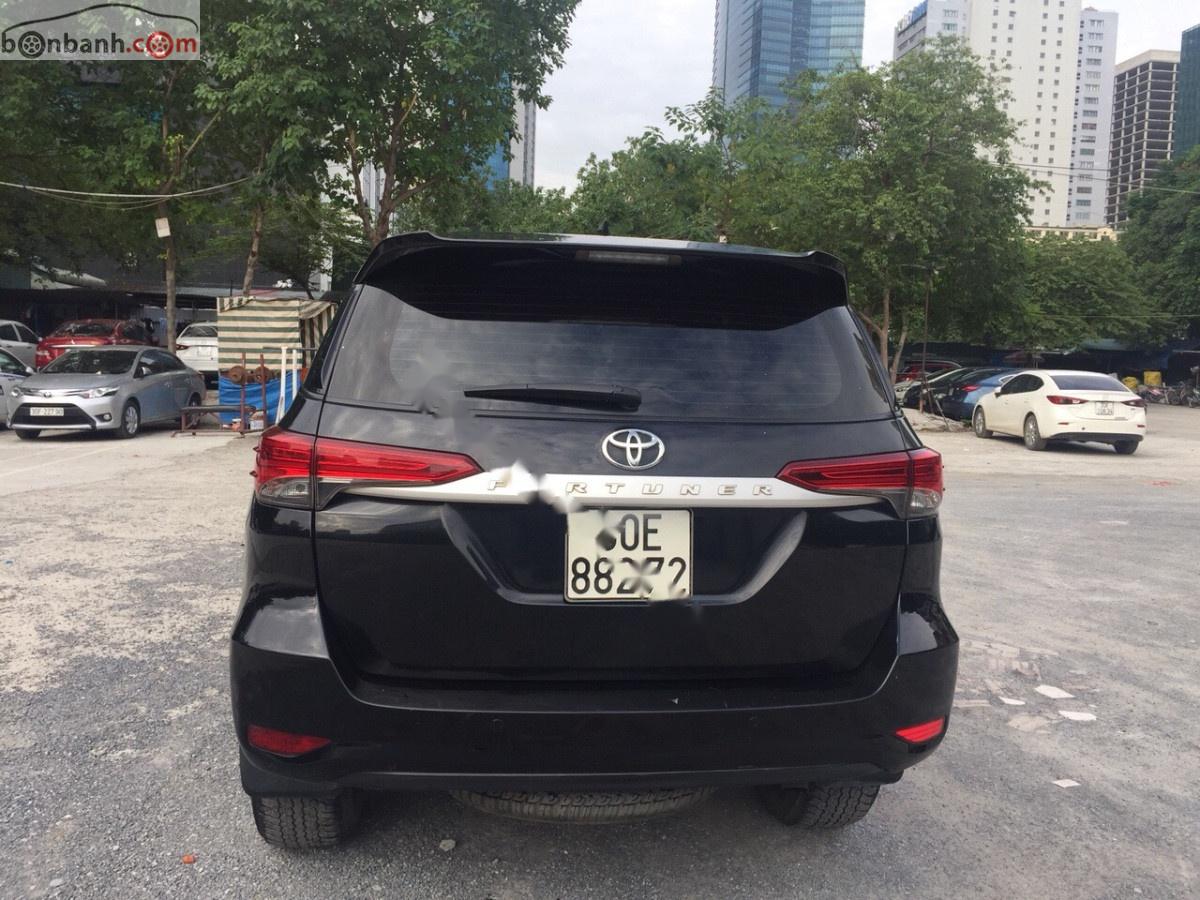 Toyota Fortuner 2.4G 4x2 MT 2017 - Bán gấp chiếc Toyota Fortuner 2.5, số sàn, máy dầu, Sản xuất cuối 2017, màu đen, biển Hà Nội