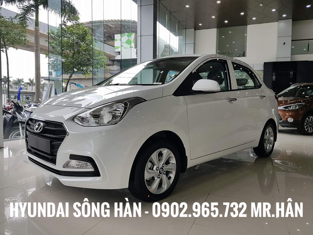 Hyundai Grand i10 1.2 AT 2019 - Hyundai Grand i10 sedan 2019, tặng kèm phụ kiện hấp dẫn, xe giao ngay, hỗ trợ vay vốn 80%, LH: 0902.965.732 - Mr. Hân