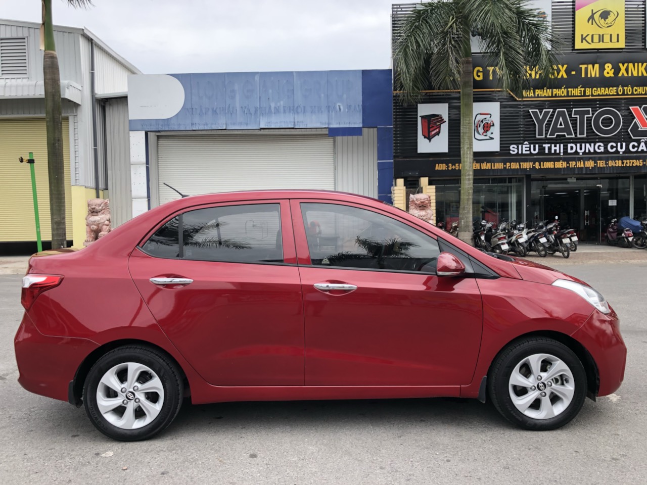 Hyundai Grand i10   1.2L 2018 - Bán xe Hyundai Grand i10 Sedan, số tự động 1.2L 2019, màu đỏ