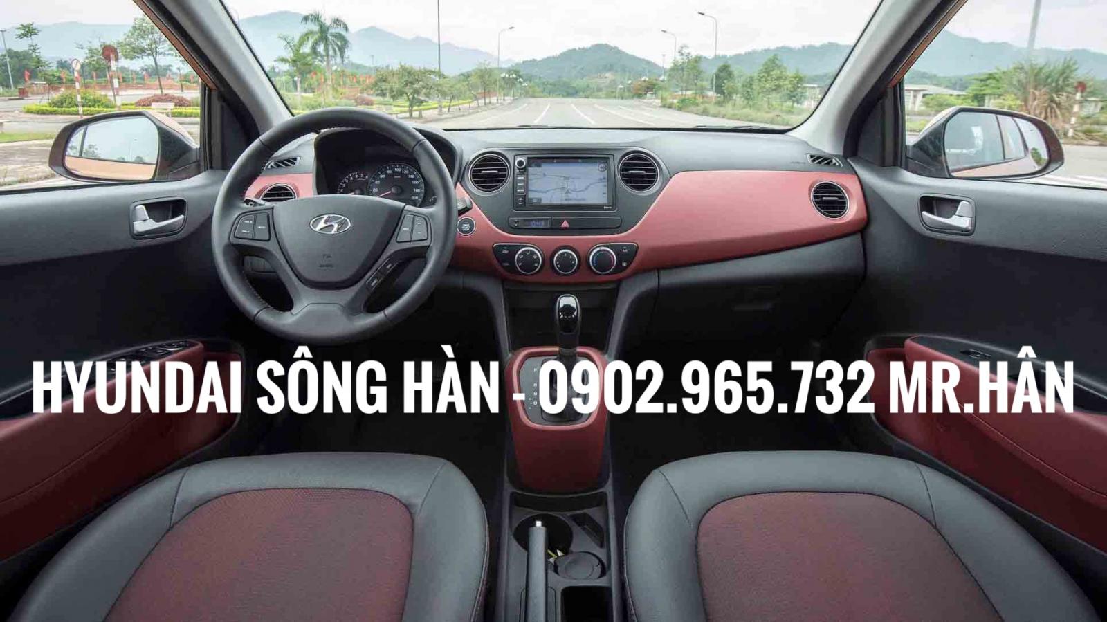 Hyundai Grand i10 1.2 AT 2019 - Hyundai Grand i10 sedan 2019, tặng kèm phụ kiện hấp dẫn, xe giao ngay, hỗ trợ vay vốn 80%, LH: 0902.965.732 - Mr. Hân