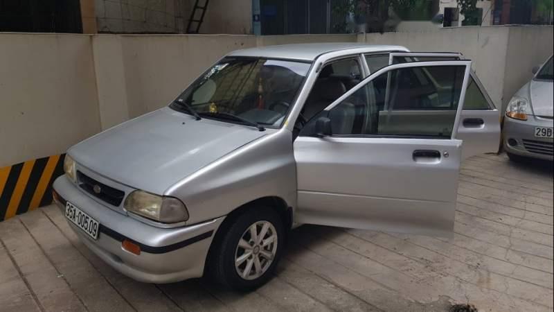 Kia Pride   2001 - Bán Kia Pride đời 2001, màu bạc, xe nhập 