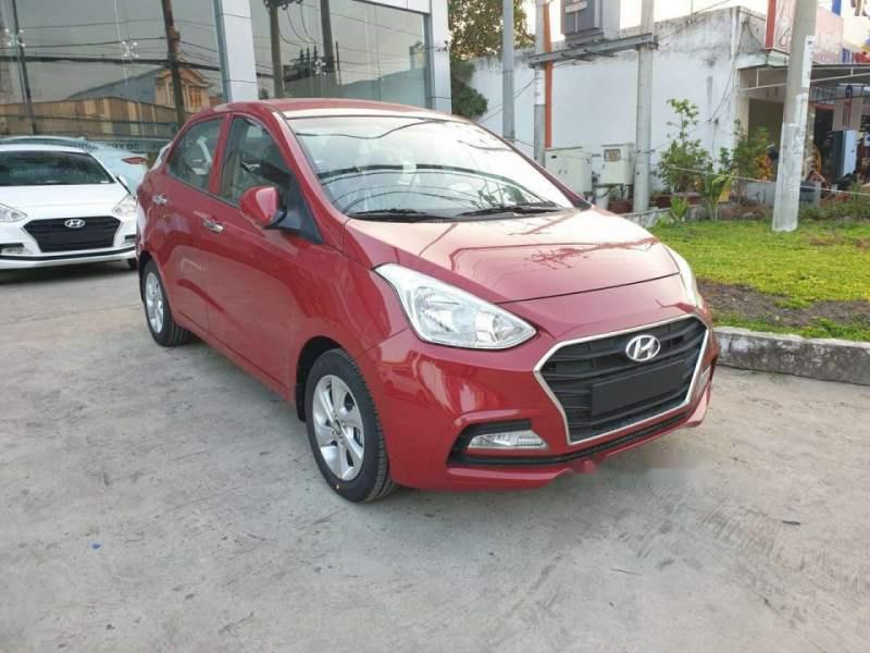 Hyundai Grand i10  MT 2019 - Bán xe Hyundai Grand i10 MT AT sản xuất 2019, màu đỏ, giao ngay