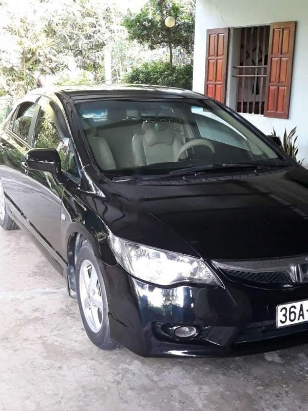 Honda Civic   MT  2009 - Bán Honda Civic MT đời 2009, màu đen, xe công chức đi giữ gìn nên mọi chức năng còn mới