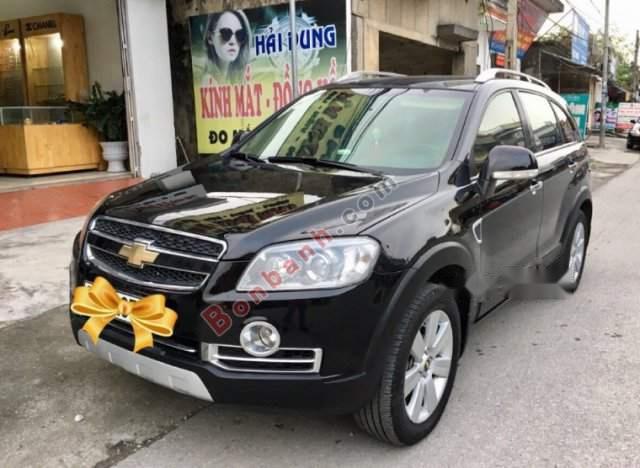 Chevrolet Captiva  	LTZ Maxx 2.0 AT   2009 - Bán Chevrolet Captiva LTZ Maxx 2.0 AT 2009, màu đen, số tự động