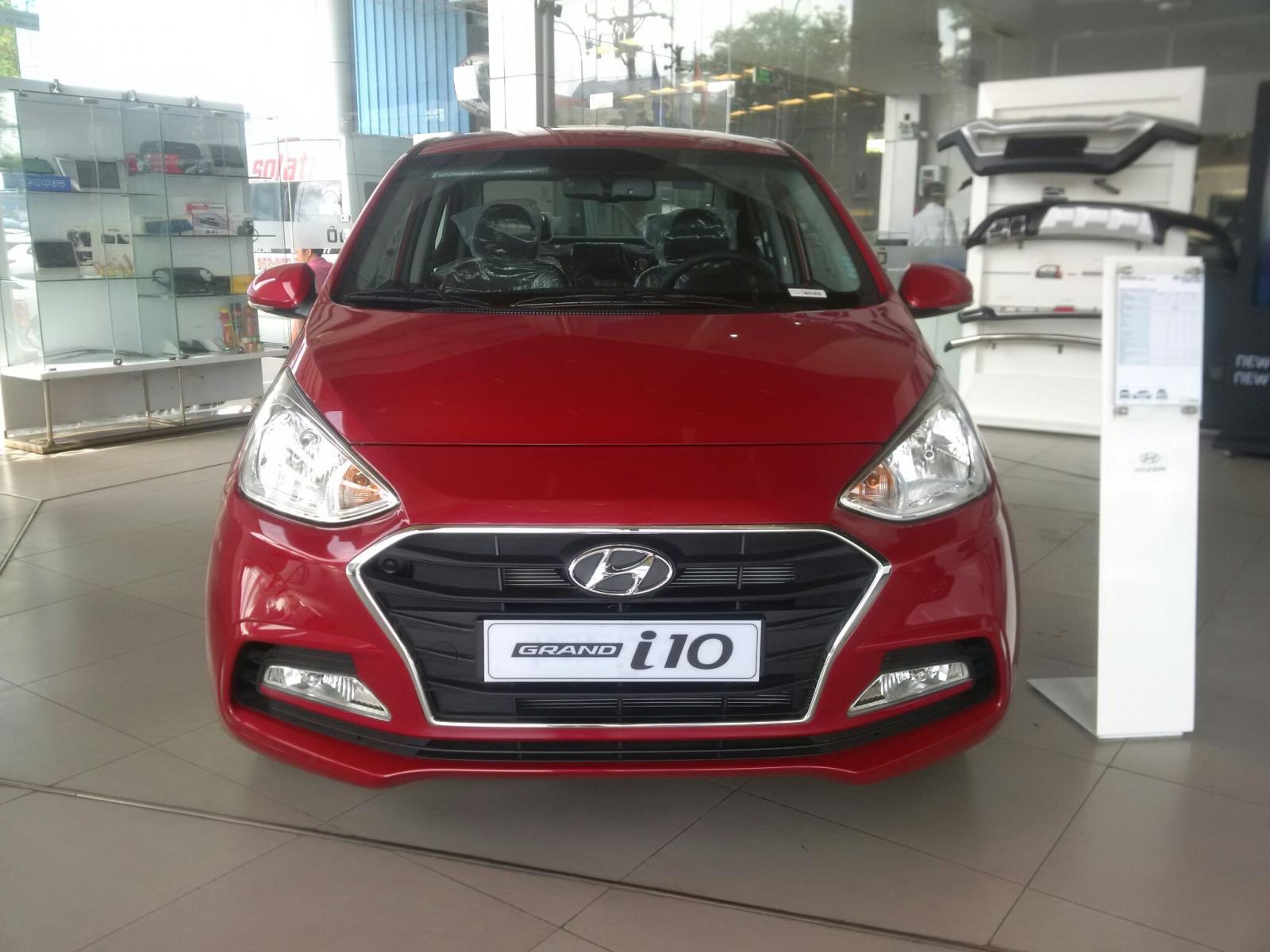 Hyundai Grand i10 1.2AT 2019 - Xe I10 số tự động tại đại lý Hyundai Tây Đô Cần Thơ, giao xe ngày, và gói quà tặng hấp dẫn