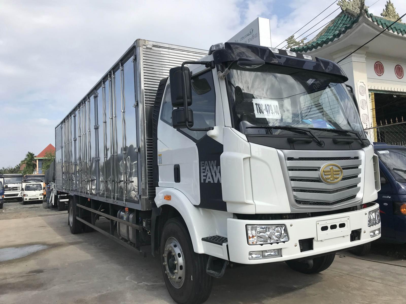 Xe tải 5 tấn - dưới 10 tấn 2018 - Xe tải thùng dài chở pallet - xe Faw thùng kín - xe Faw thùng dài - Mua xe thùng dài trả góp - Xe thùng dài nhập khẩu 
