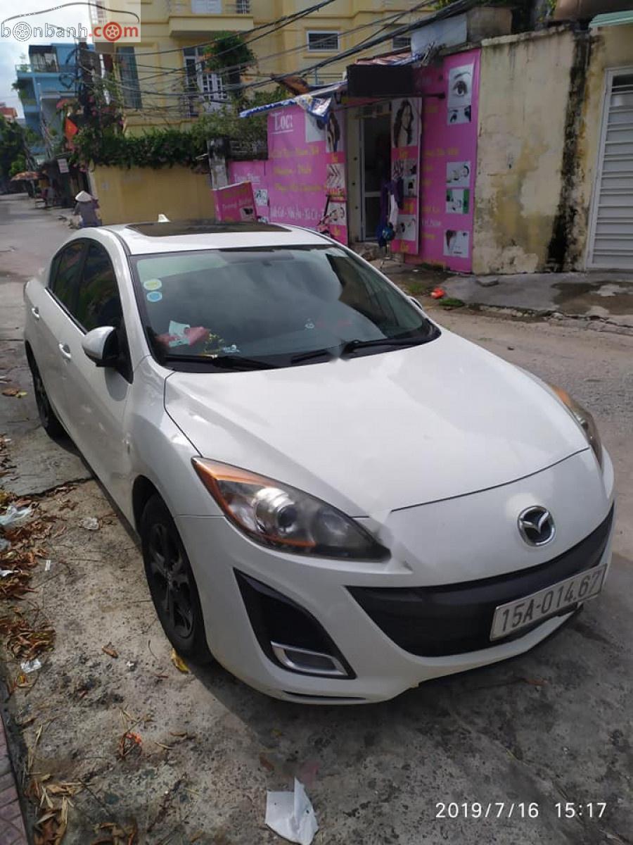 Mazda 3 1.6AT 2010 - Bán Mazda 3 1.6AT 2010, màu trắng, xe nhập, 360tr