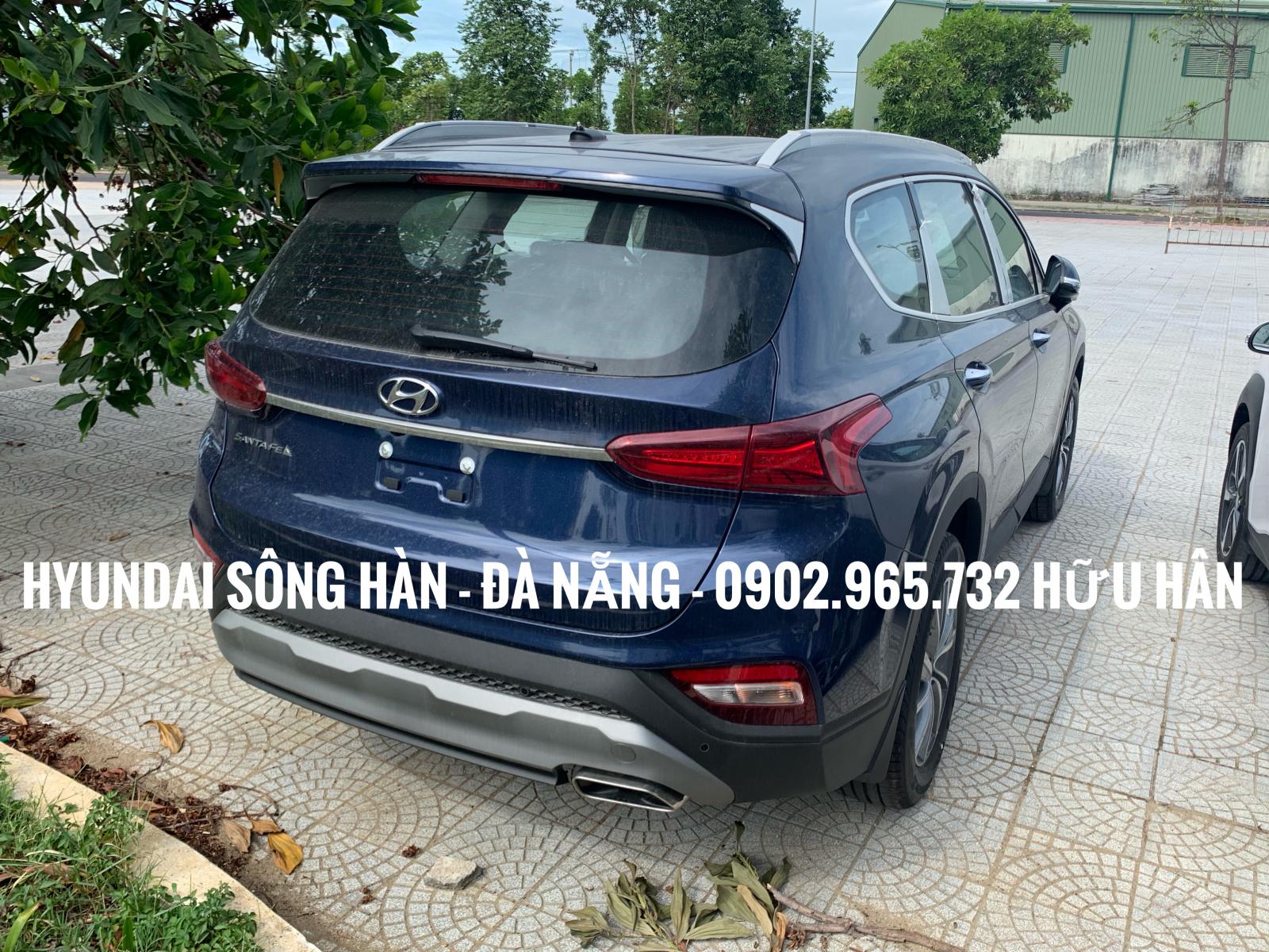 Hyundai Santa Fe 2019 - Bán Hyundai Santa Fe đời 2019, màu xanh lam, tặng cả đống phụ kiện, hỗ trợ vay 80% xe LH: 0902.965.732 Hữu Hân