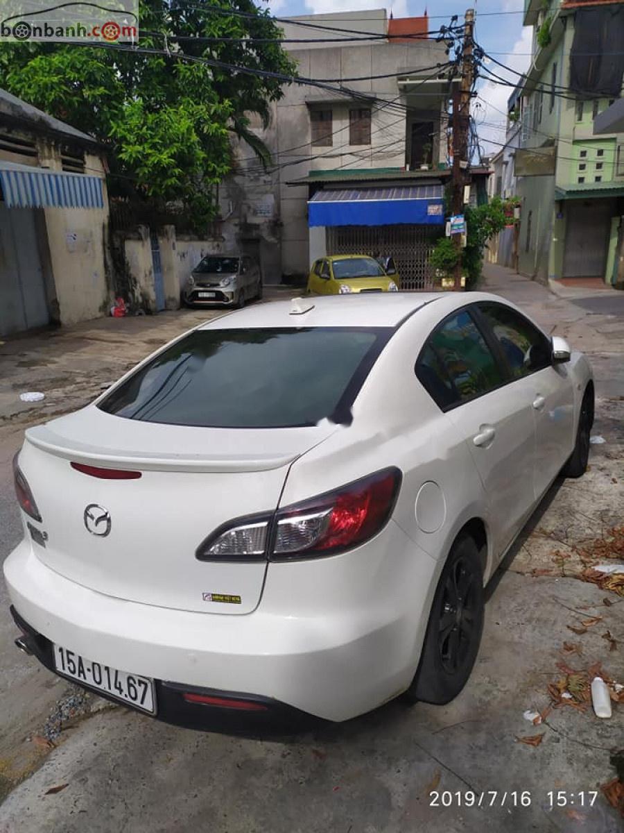 Mazda 3 1.6AT 2010 - Bán Mazda 3 1.6AT 2010, màu trắng, xe nhập, 360tr