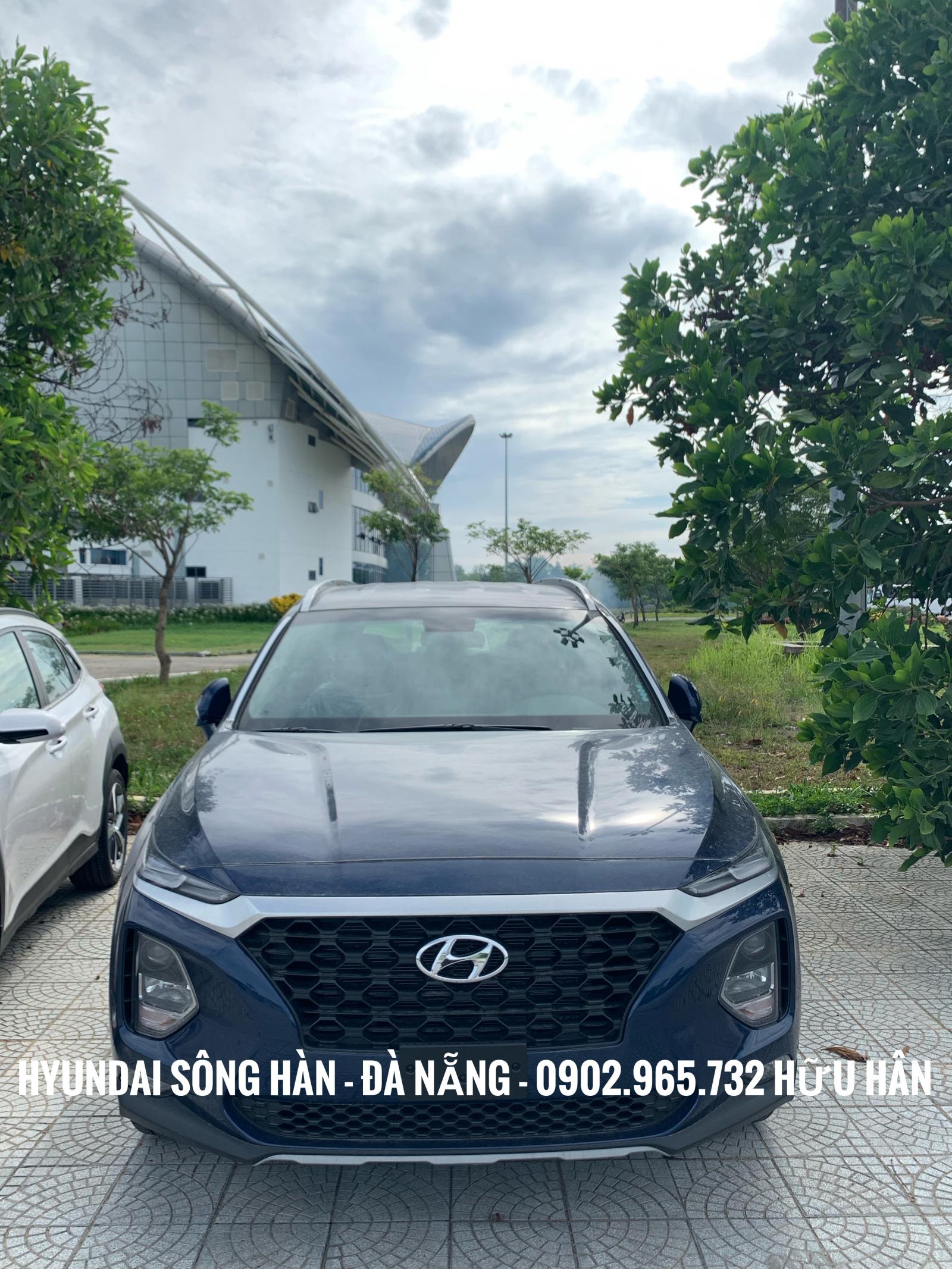 Hyundai Santa Fe 2019 - Bán Hyundai Santa Fe đời 2019, màu xanh lam, tặng cả đống phụ kiện, hỗ trợ vay 80% xe LH: 0902.965.732 Hữu Hân