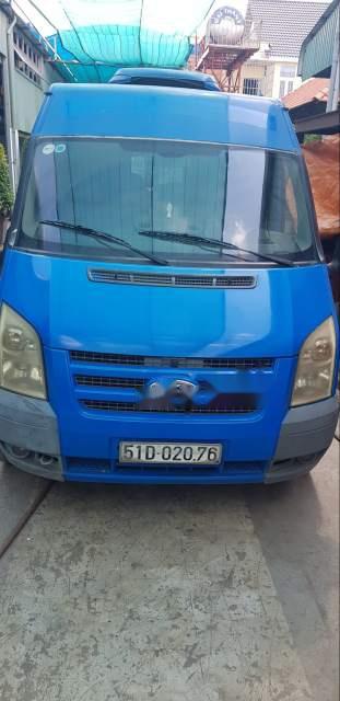 Ford Transit 2010 - Bán Ford Transit đời 2010, màu xanh lam, tải Van 6 chỗ