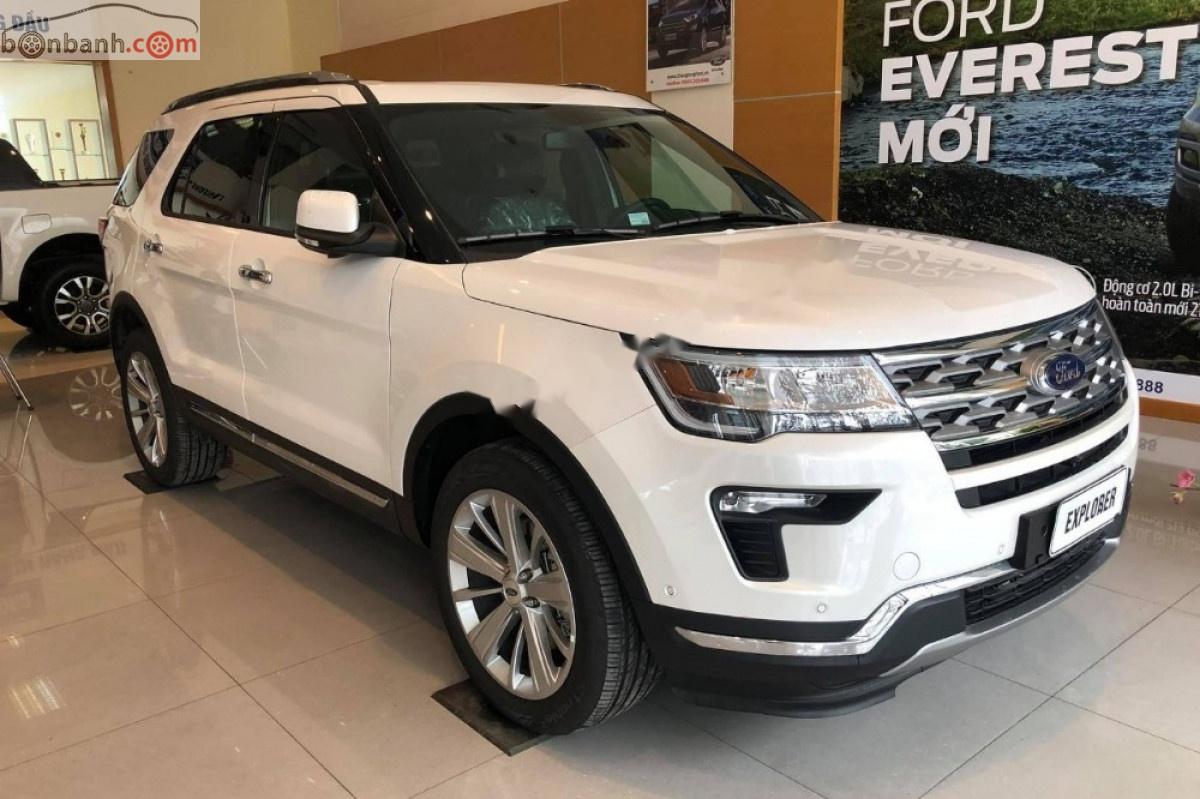 Ford Explorer  Limited 2.3 Ecoboost AT 4WD  2019 - Bán Ford Explorer Limited 2.3 Ecoboost AT 4WD đời 2019, màu trắng, nhập khẩu Mỹ