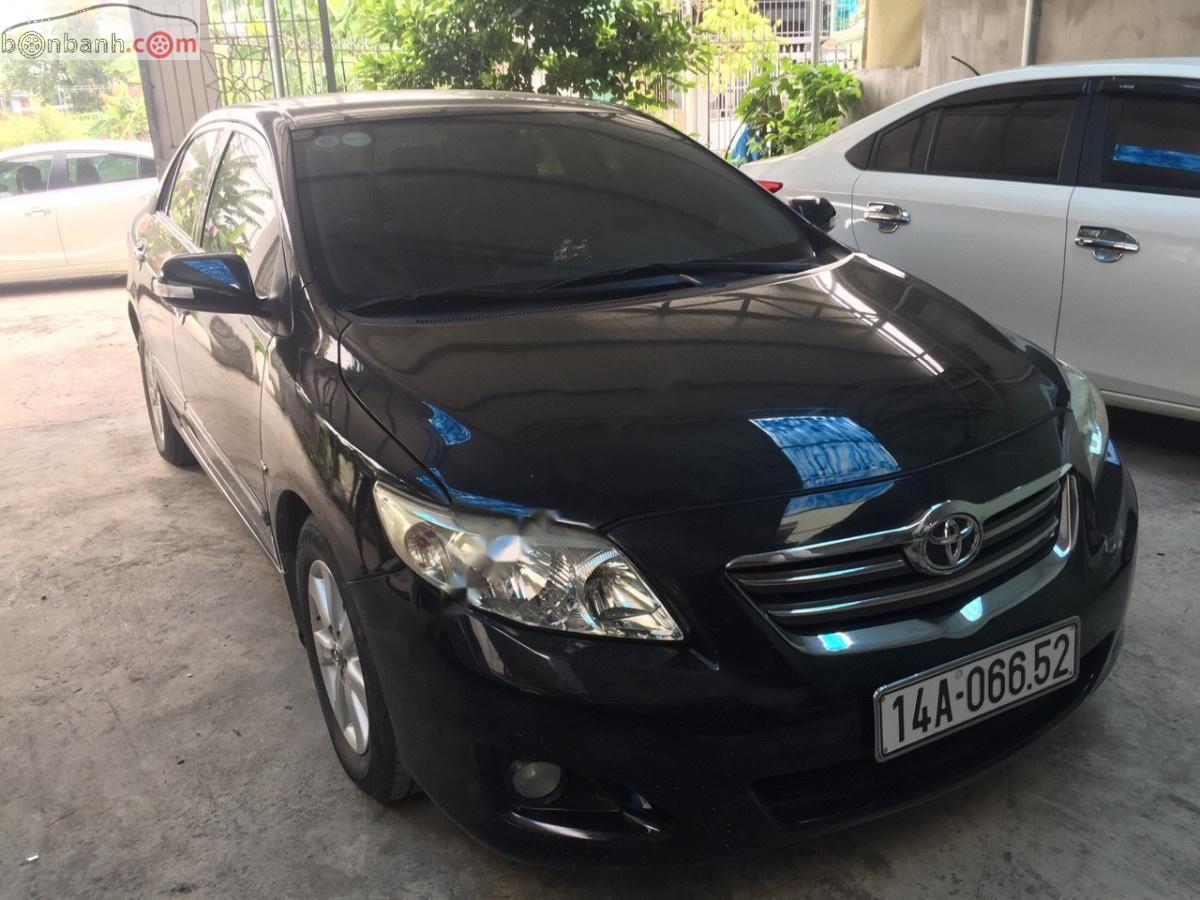 Toyota Corolla altis 1.8G AT 2009 - Bán Toyota Corolla altis 1.8G AT 2009, màu đen, số tự động 