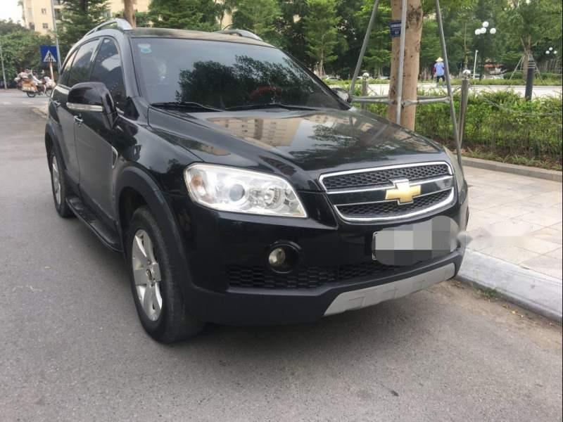 Chevrolet Captiva 2008 - Bán Chevrolet Captiva sản xuất 2008, màu đen số tự động, giá 260tr