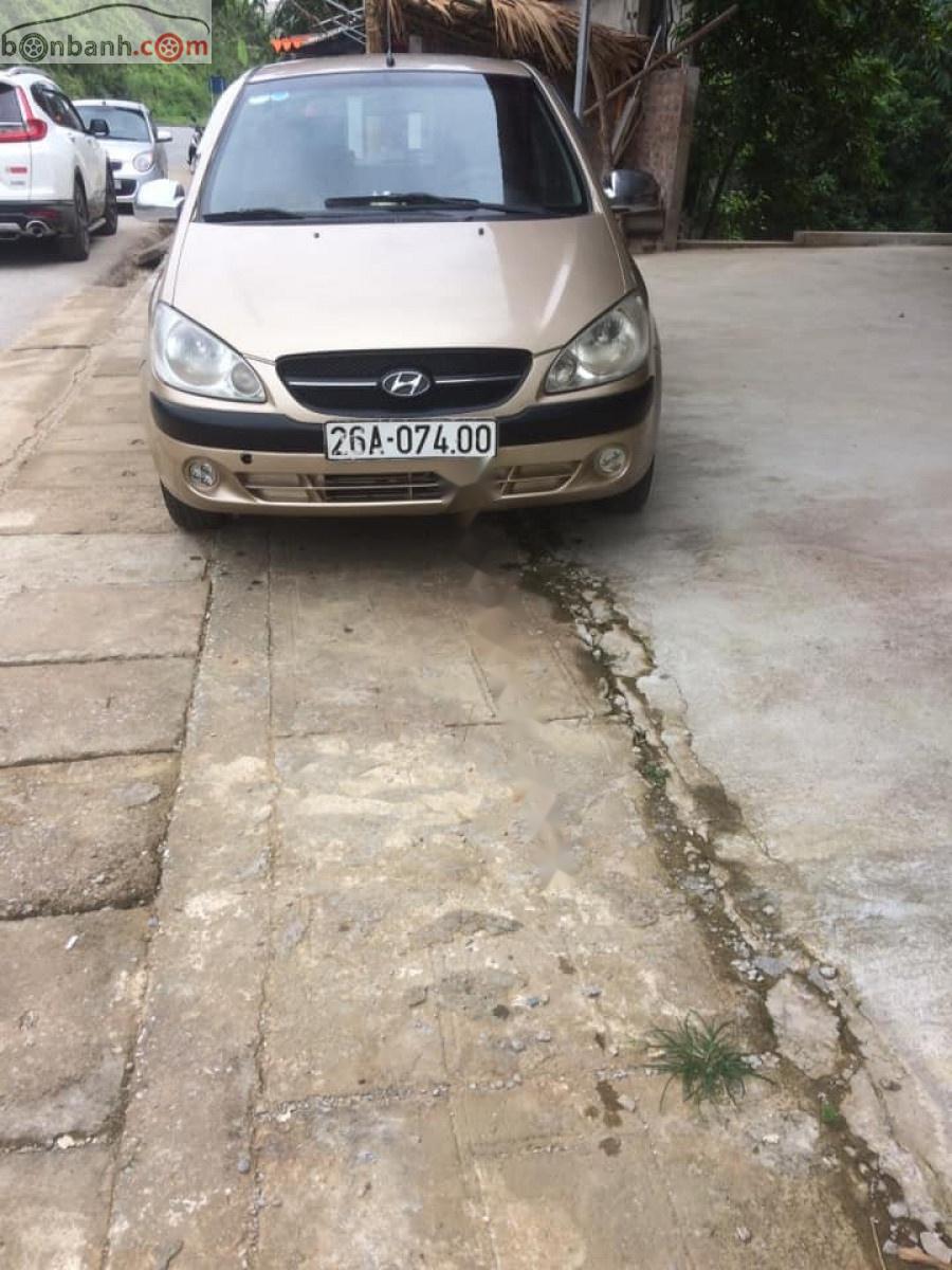 Hyundai Getz 1.1MT 2009 - Bán Hyundai Getz 1.1MT đời 2009, màu vàng, nhập khẩu