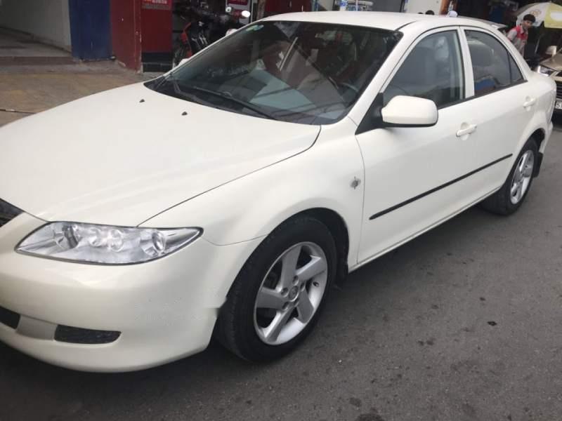 Mazda 6 2003 - Bán Mazda 6 sản xuất 2003, màu trắng, xe nhập mới chạy 150.000km