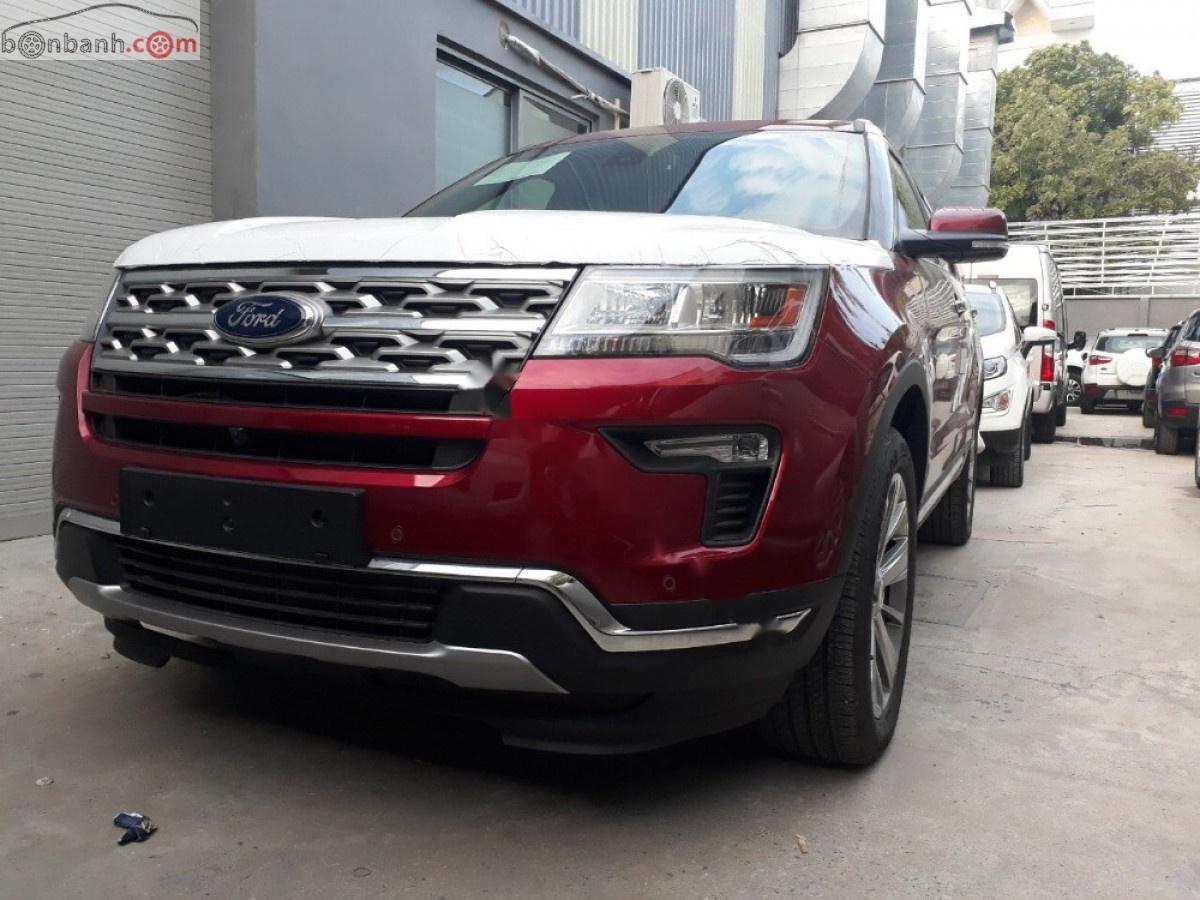 Ford Explorer Limited 2.3L EcoBoost 2018 - Bán xe Ford Explorer Limited 2.3L EcoBoost đời 2018, màu đỏ, xe nhập