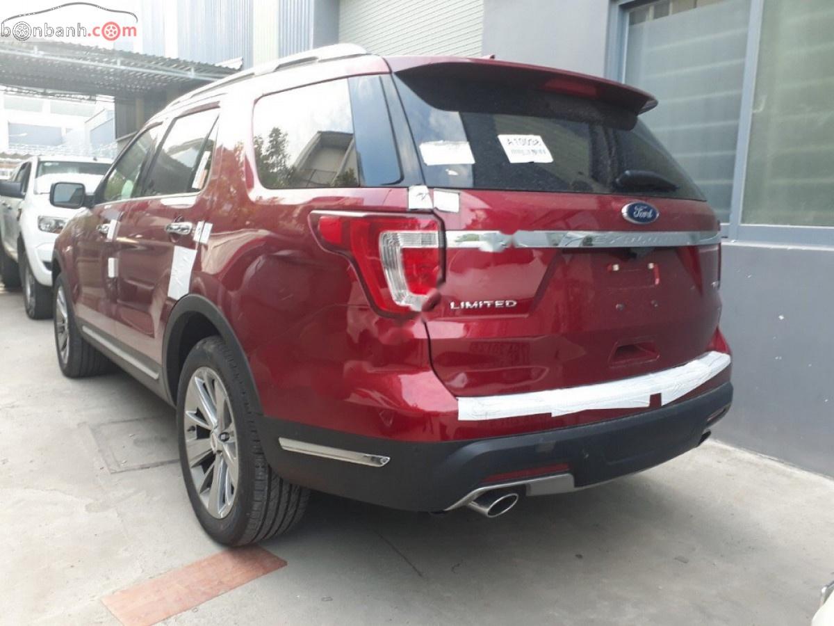 Ford Explorer Limited 2.3L EcoBoost 2018 - Bán xe Ford Explorer Limited 2.3L EcoBoost đời 2018, màu đỏ, xe nhập