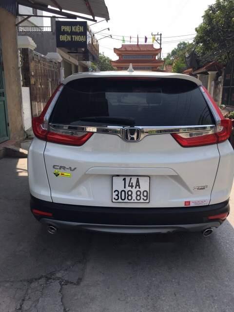 Honda CR V 2018 - Bán Honda CR V 2018, màu trắng chính chủ