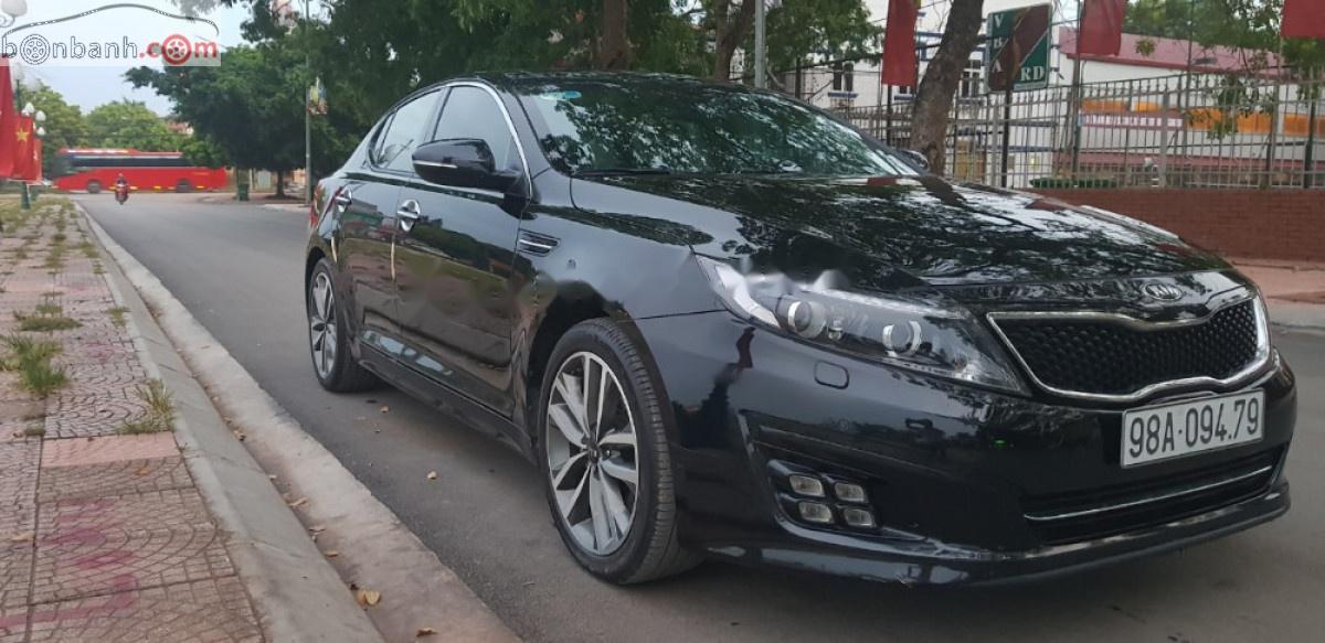 Kia Optima 2.0 AT 2015 - Bán Kia Optima 2.0 AT đời 2015, màu đen, xe nhập, số tự động