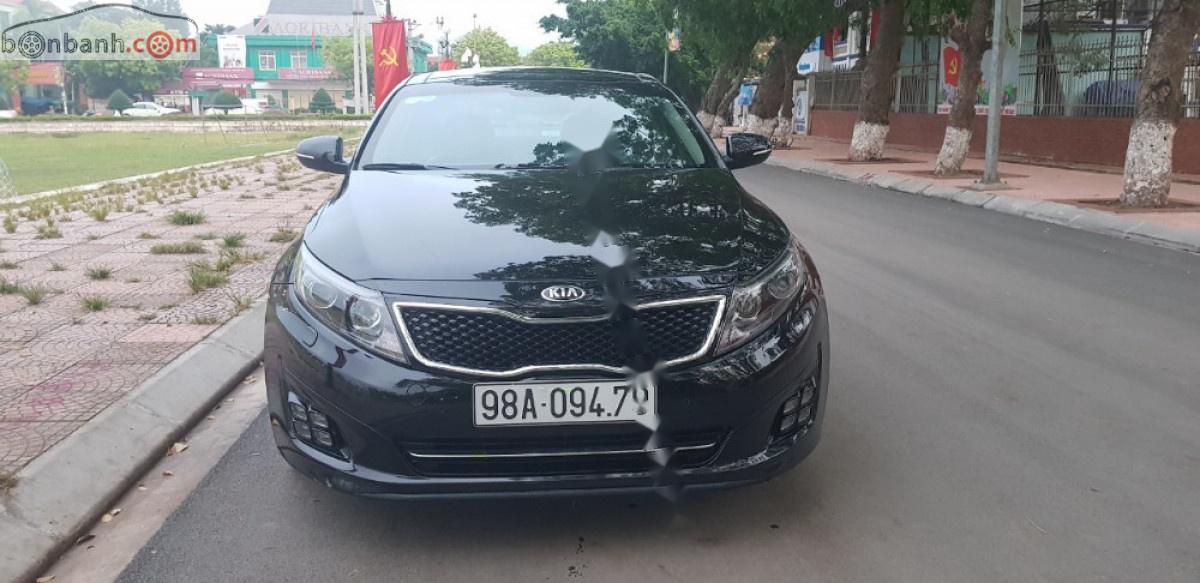 Kia Optima 2.0 AT 2015 - Bán Kia Optima 2.0 AT đời 2015, màu đen, xe nhập, số tự động