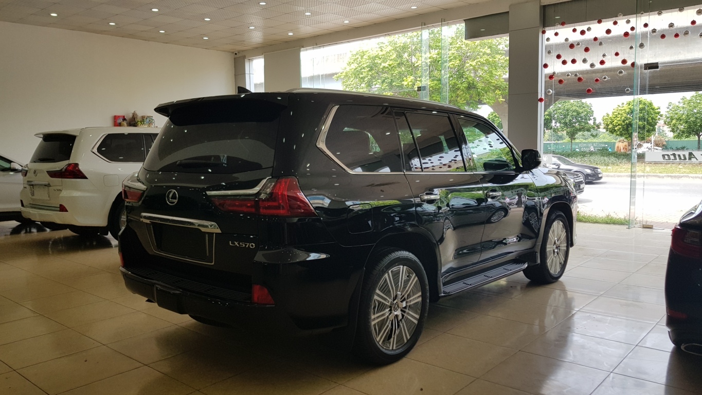 Lexus LX 2019 - Bán Lexus LX 570 xuất Mỹ sản xuất 2019, màu đen nội thất nâu đỏ