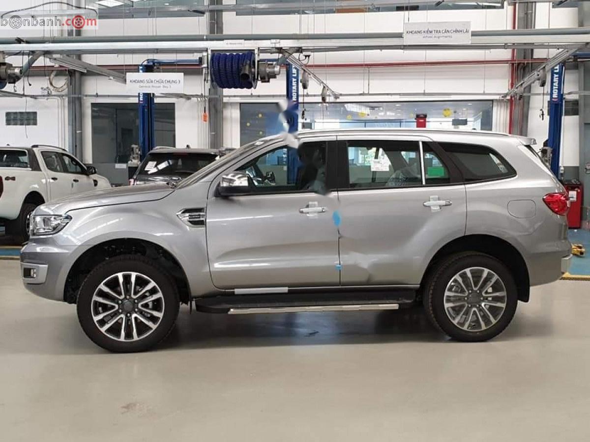 Ford Everest Titanium 2.0L 4x4 AT 2019 - Bán Ford Everest Titanium 2.0L 4x4 AT 2019, màu bạc, nhập khẩu