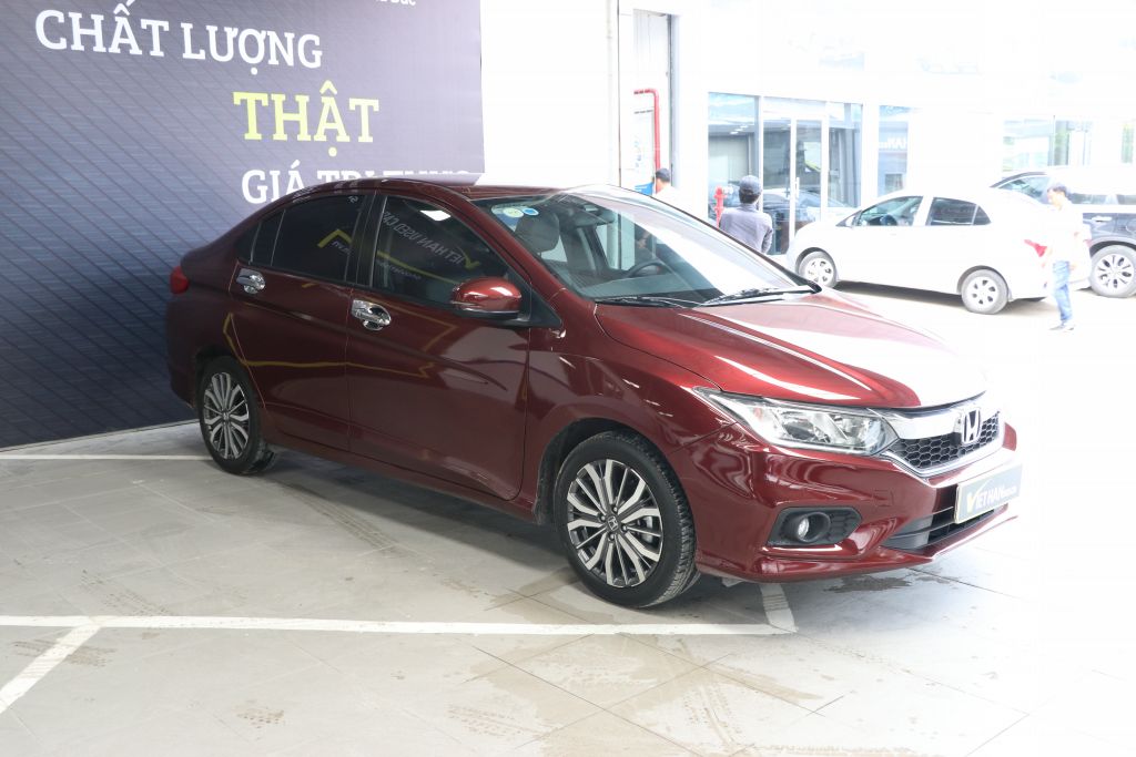 Honda City CVT 1.5AT 2018 - Bán Honda City sản xuất năm 2018, màu đỏ, giá 548tr