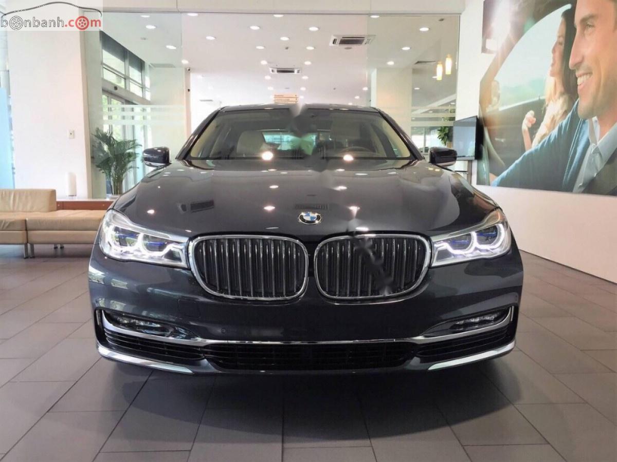 BMW 7 Series 750Li 2018 - Cần bán xe BMW 7 Series 750Li năm 2018, màu xanh lam, nhập khẩu