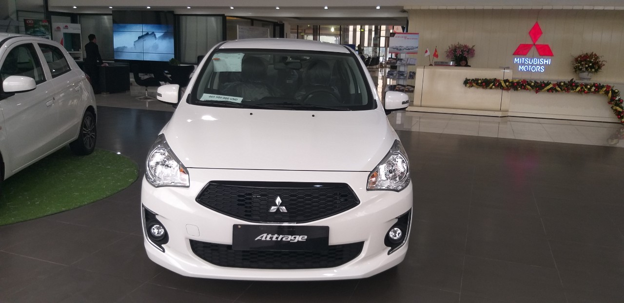 Mitsubishi Attrage 2019 - Bán Mitsubishi Attrage CVT đời 2019, màu trắng, nhập khẩu nguyên chiếc, 458 triệu giao tháng 7