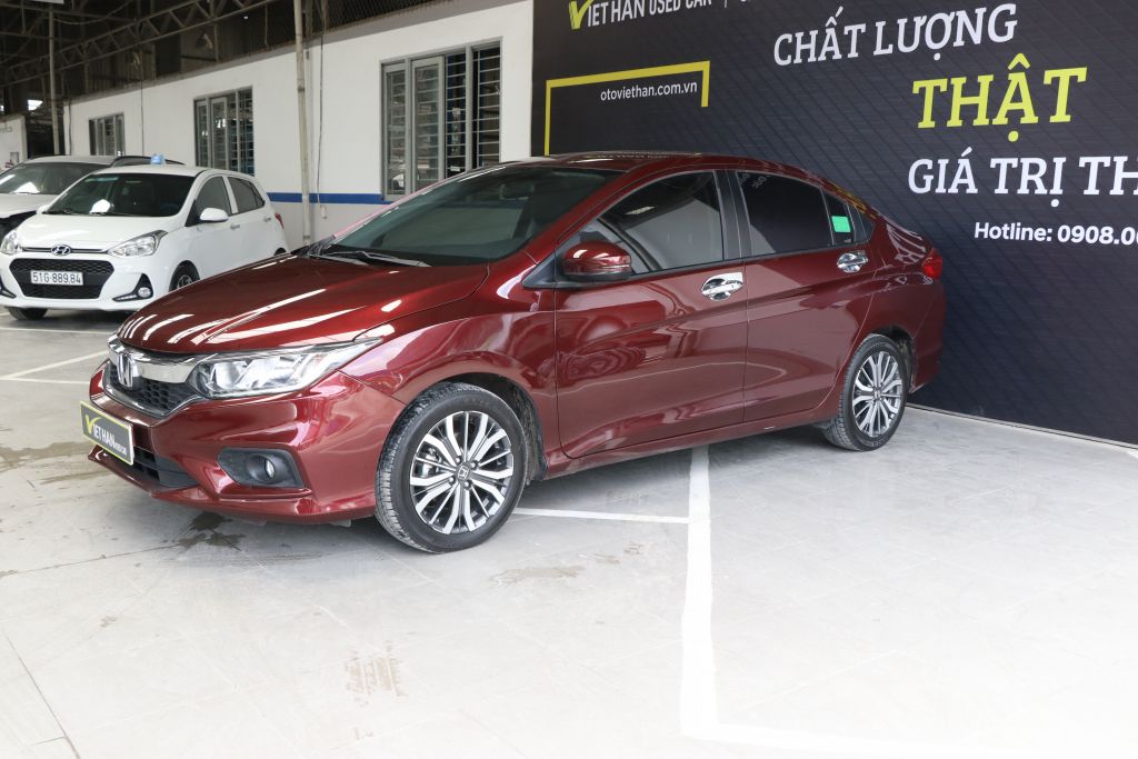 Honda City CVT 1.5AT 2018 - Bán Honda City sản xuất năm 2018, màu đỏ, giá 548tr