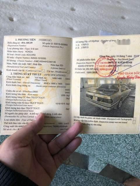 Honda Accord   1998 - Bán Honda Accord 1998, màu bạc, nhập khẩu