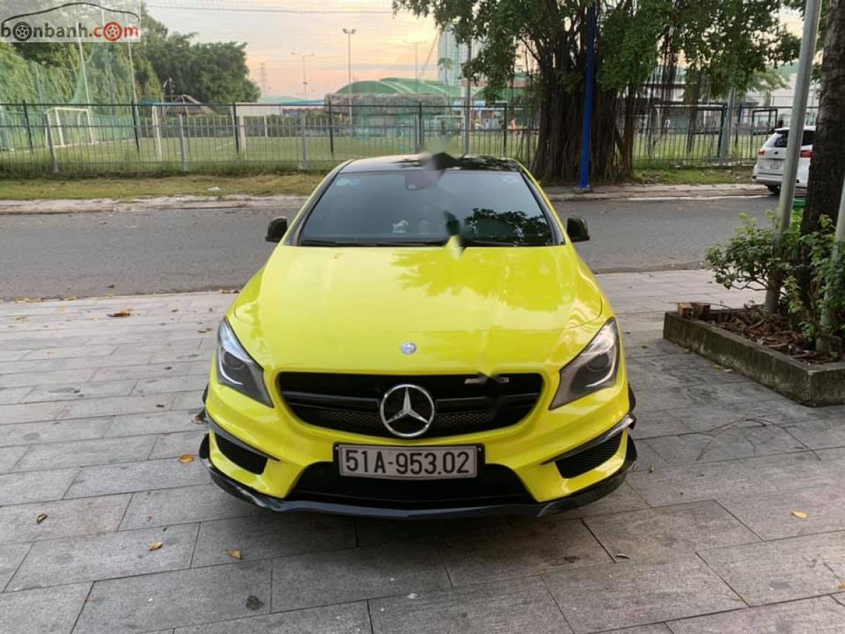 Mercedes-Benz CLA class CLA 45 AMG 4Matic 2015 - Bán xe Mercedes CLA 45 AMG 4Matic năm sản xuất 2015, màu vàng, xe nhập