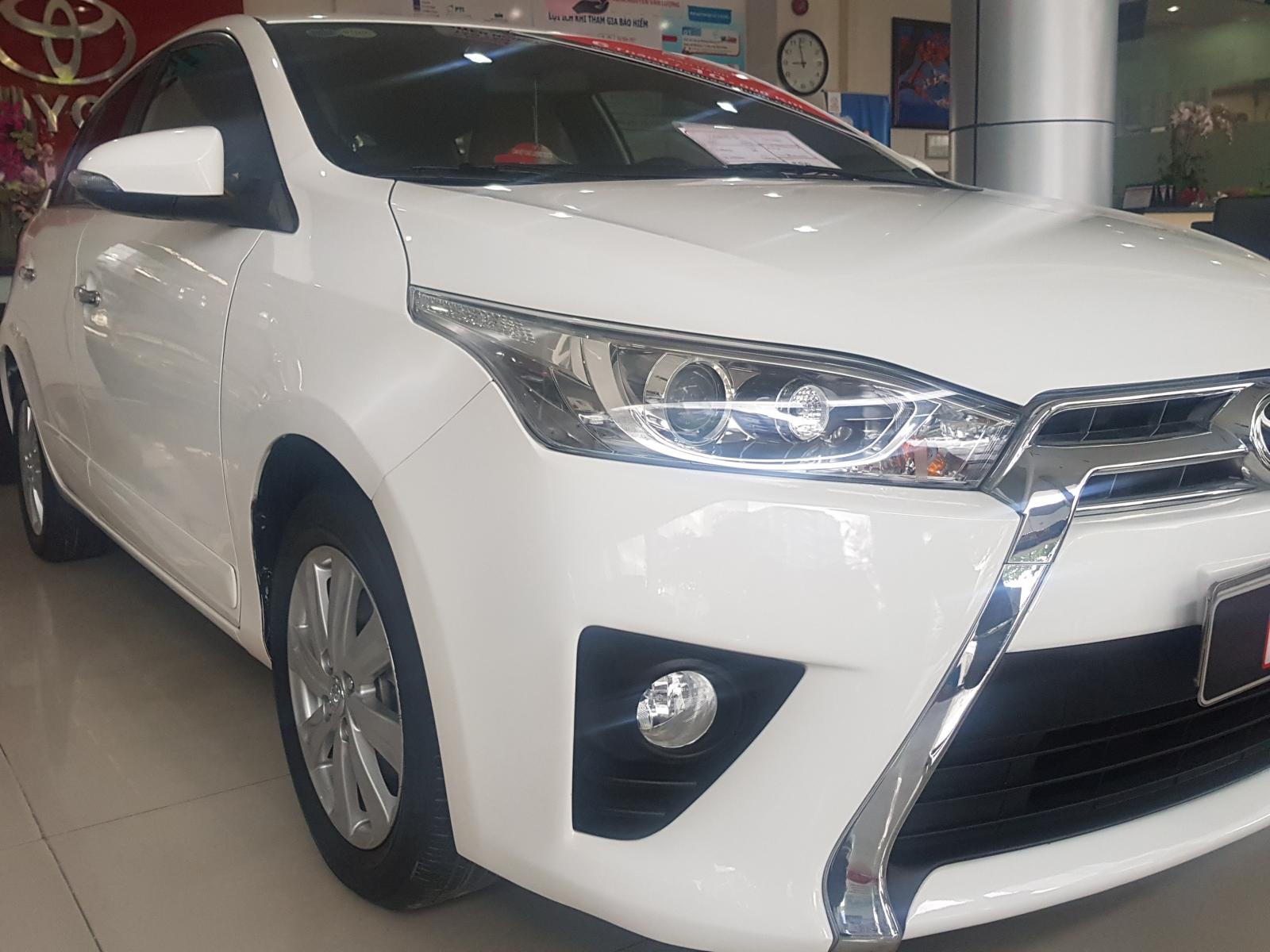 Toyota Yaris 1.3G 2015 - Bán Yaris 1.3G, màu trắng, 2015, 580tr, (còn thương lượng) liên hệ Trung 0789 212 979 để được giảm giá mạnh ạ