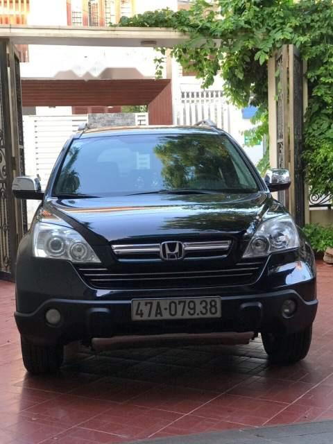 Honda CR V   2009 - Bán xe Honda CR V đời 2009, màu đen, nhập khẩu nguyên chiếc